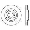Centric Parts Premium Brake Rotor, 120.62099 120.62099